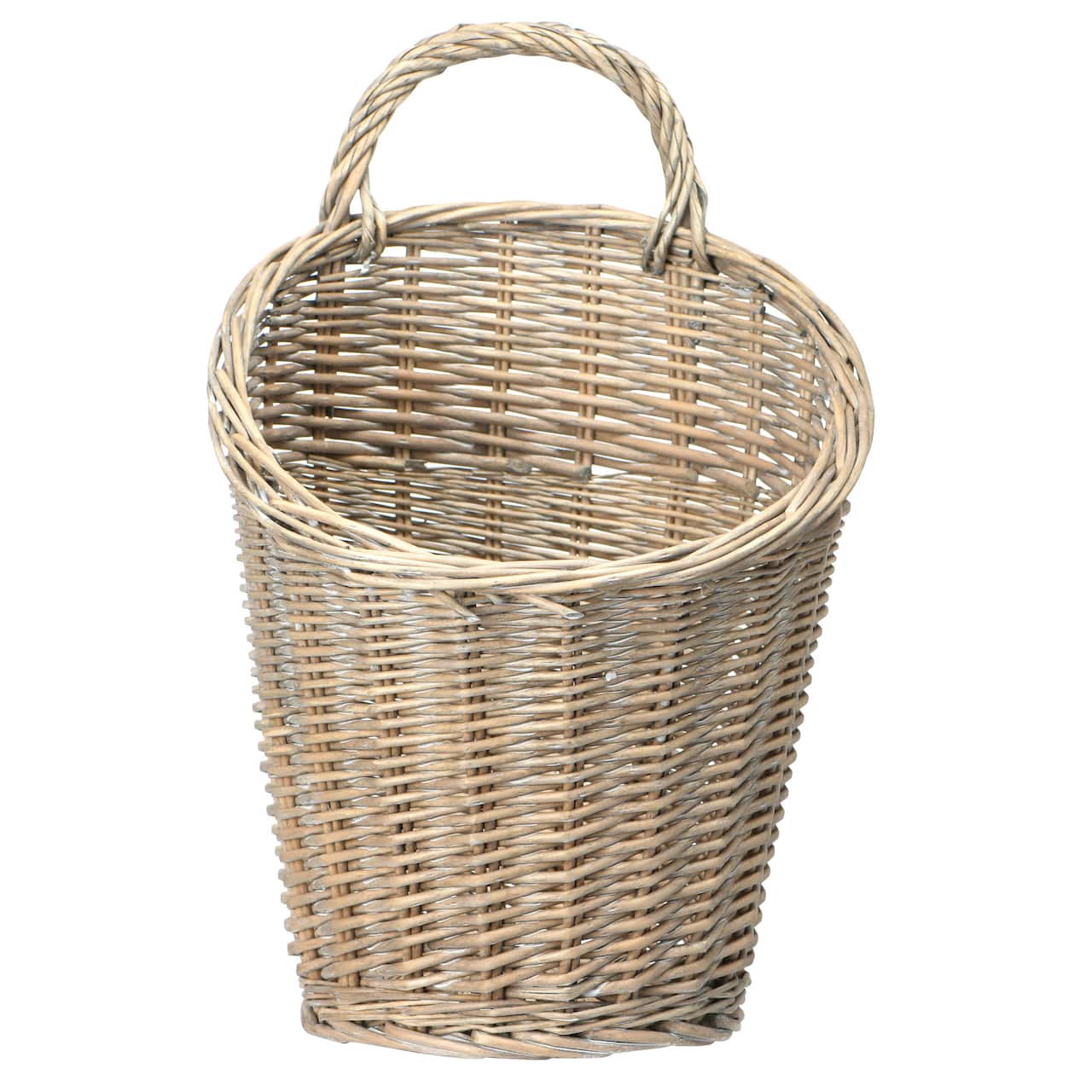 Hello Honey® 15" Rattan Wall Basket with Handle